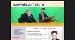 Desktop Screenshot of monwebsurmesure.com
