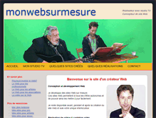 Tablet Screenshot of monwebsurmesure.com